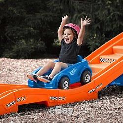 Hot Wheels Ride-On Extreme Roller Coaster Playset Backyard Mini Amusement Park