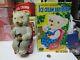 Ice Cream Baby Bear Battery Operated Tin Toy Japan Works 50s-60s Replica Box