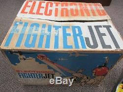 IDEAL ELECTRONIC FIGHTER JET SIMULATOR 1959 IN ORIGINAL BOX WithDARTS/INSTRUCTIONS