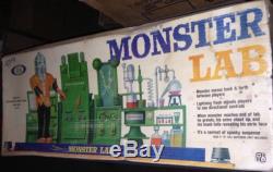 IDEAL MONSTER LAB Playset New Old Stock Old Warehouse Stock Sealed Rare