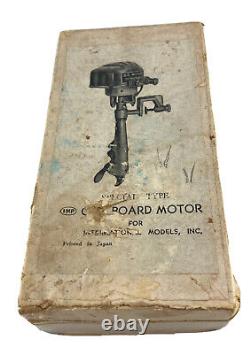 IMP Special Type D. C. Toy Outboard Boat Motor with Box International Models Japan