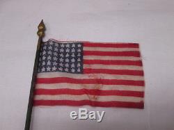 ITO Japan 1950s Wooden Boat PT Cruiser WWII Flag & Original Box Included NICE