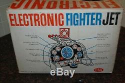 Ideal Electronic Fighter Jet Battery Operated Flight Simulator 1959