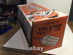 Ideal Talking Police Car 1950's Within Its Original Box