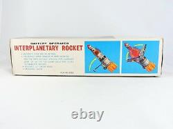 Interplanetary Rocket Battery Operated MEGO Y Yonezawa Japan with Box space ship