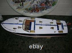 Ito Toy Wood Boat Battery Operated Boat K&o Speed Boat Wooden Boat 18 Inch Boat