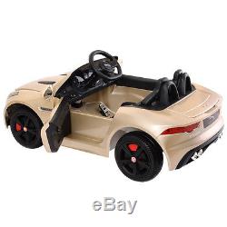 Jaguar F-TYPE 12V Battery Power Kids Ride On Car Licensed MP3 RC Remote Control