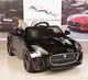 Jaguar F-type 12v Kids Ride On Power Wheels Car With Rc Remote, Painted Black