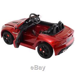 Jaguar F-TYPE 12V Licensed Battery Power Kids Ride On Car MP3 RC Remote Control