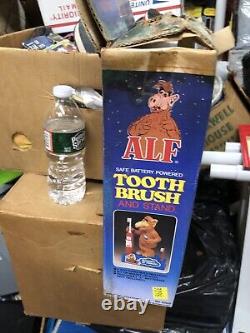 Janex Battery operated ALF toothbrush New old stock in shelf worn box rare