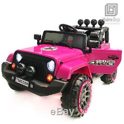 Jeep Style 12V Electric Kids Ride On Car with Remote control, Facelift Grille