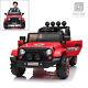 Jeep Style 12v Electric Kids Ride On Car With Remote Control, Facelift Grille -red