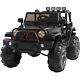 Jeep Style 12v Ride On Car Truck Remote Control 3 Speed Led Light Black