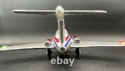 Jet Boeing 727 Toy Airplane Vintage Battery Operated Plastic Metal Engine Works