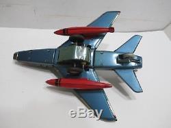 Jet Plane Base With Super Saber Jet Mint In Box Condition Tested Works Great
