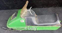 John Deere Normatt 12 Inch Long Battery Operated Snowmobile For Parts