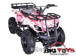 KIDS ATV 4x4 ELECTRIC GIRLS PINK BATTERY OPERATED CHILDRENS RIDE ON POWERED TOY