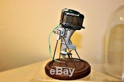 K&O 1955 Mercury Mark 55 Toy Outboard Motor DEALER DISPLAY with Box, Stand -WORKS