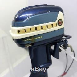 K & O 1958 Evinrude Big Twin 35HP Toy Outboard Motor Battery Operated Japan