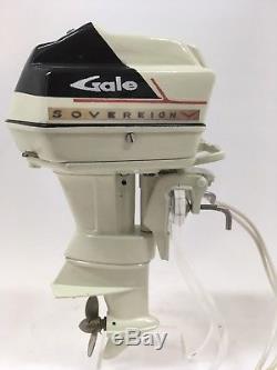 K & O 1960 Gale Sovereign 60HP Toy Outboard Made From Motor WithBox And Sht