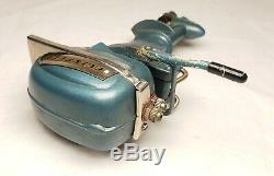 K&O Evinrude Big-Twin Outboard Motor Mini Toy Boat Blue Japan Vintage Original