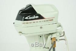 K&O Gale 60 Sovereign Outboard Toy Motor with Stand & Plastic Cowl No Box
