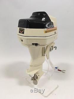 K & O Made From Motor 1960 Gale Sovereign 60HP Toy Outboard Motor With Box & Sht