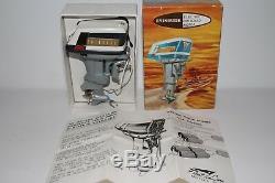 K&O Toy Outboard Boat Motor, 1959 Evinrude Lark 35 HP with Original Box
