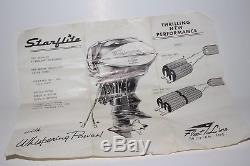K&O Toy Outboard Boat Motor, 1962 Evinrude 75 HP Starflight with Original Box