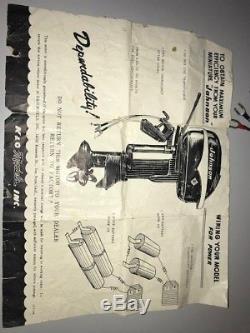 K&O Toy Outboard Motor, Johnson 30 hp, with Stand & Box with Instructions
