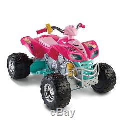 Kawasaki Power Wheels 12 volt Ride On Toys Barbie KFX ATV Battery Kid 4 Wheeler