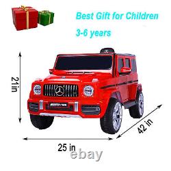 Kid Ride On Car Remote Control 12V Battery Operated Vehicles Toys With Music Light