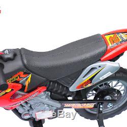 Kid Ride on Car Motorcycle Motocross 6V Electric Battery Dirt Bike Outdoor Toy