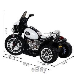 Kid Ride on Motorcycle 6V Electric Battery Powered Trike Outdoor Car Toy Gift