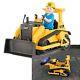 Kid Trax Cat Bulldozer 12 Volt Battery Powered Ride On Electronic Motor Yellow