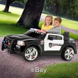 Kid Trax Dodge Pursuit Police Car 12-Volt Battery-Powered Ride-On