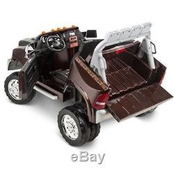 Kid Trax Ram 3500 Longhorn Dually 12-Volt Battery-Powered Ride-On Mossy Oak