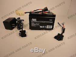 Kid Trax Re-plug Kit Includes 12 Volt 12 Ah Battery, 12 V Charger & 12v Plug