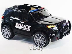 Kid ride on car 12v Ride on Car Ford Explorer style POLICE BJ9935 black Ride Toy