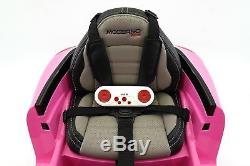 Kiddie Roadster 12V Kids Electric Ride-On Car with R/C Parental Remote Pink