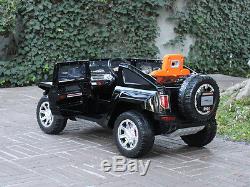 Kids 12V Hummer HX Ride On Toy Truck Car with RC Remote Control MP3 Black