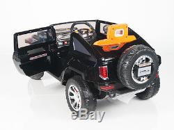 Kids 12V Hummer HX Ride On Toy Truck Car with RC Remote Control MP3 Black
