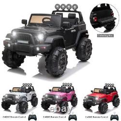 Kids 12V Ride On Car Truck Remote Control Electric Power Wheels Christmas Gift