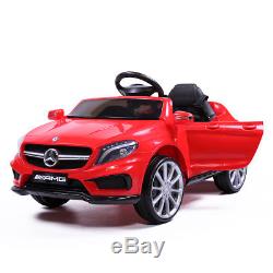 Kids 6V Electric RC Ride On Car Mercedes-Benz Remote & MP3 RED Licensed