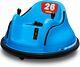Kids Astm-certified Electric 6v Ride Bumper Car With Remote Control 360 Spinblue