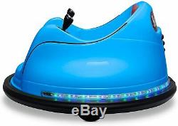 Kids ASTM-Certified Electric 6V Ride Bumper Car With Remote Control 360 SpinBlue