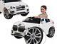 Kids Battery Powered White Bmw Car Electric Power Wheels Ride On