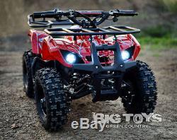 Kids Electric Battery Mini Quad ATV Dirt Ride On sonora 24V go-bowen red