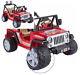 Kids Electric Red Jeep Car Battery Powered Power Wheels Ride On 12 Volt