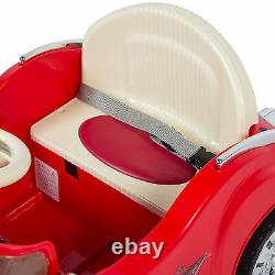 Kids Electric Ride on Red Car RC Classic Car With Remote Control Battery Power